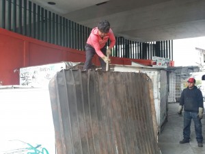 retiro de puestos Cuauhtémoc